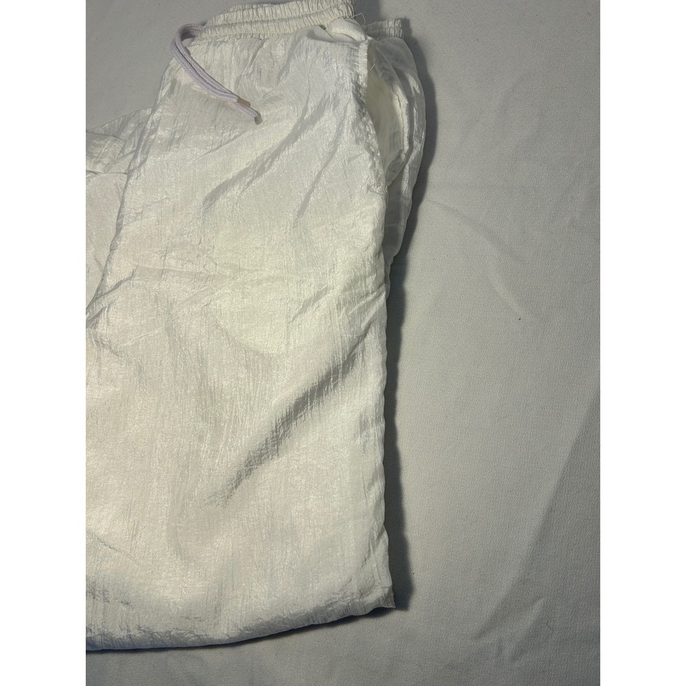 LAVON Vintage Cherub Christmas Tracksuit Jacket White Shiny‎ Polyester Size M - Picture 14 of 16